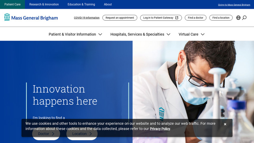 Partners HealthCare Landing Page
