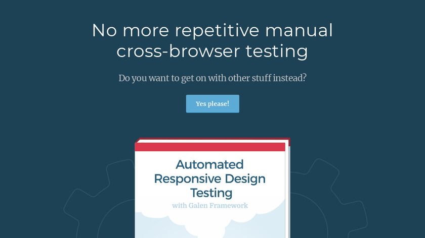 Automated Responsive Design Testing Landing Page