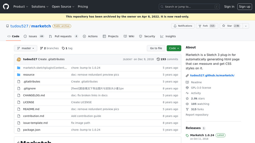 Marketch Landing Page