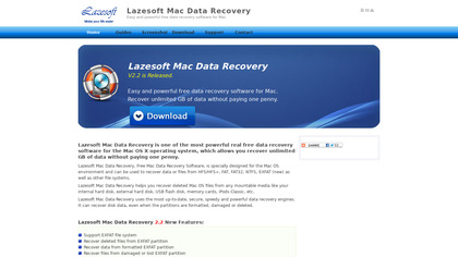 Lazesoft Mac Data Recovery image