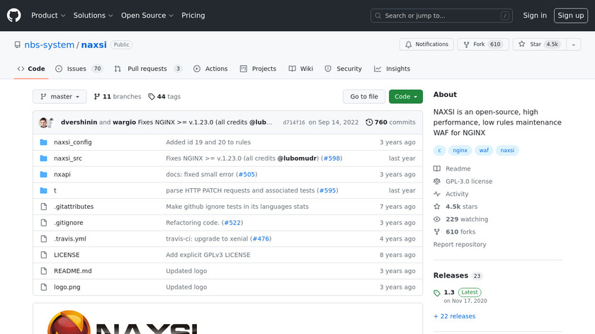 Naxsi Landing Page