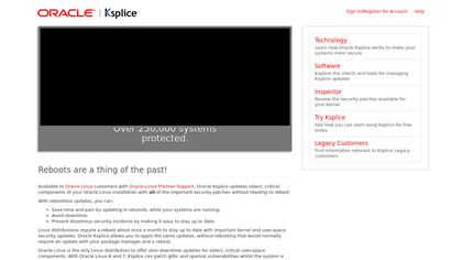 Ksplice Uptrack image