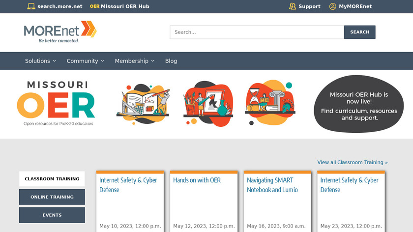 MOREnet Landing Page