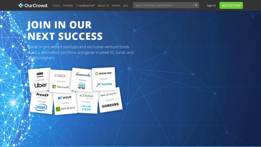 OurCrowd Landing Page