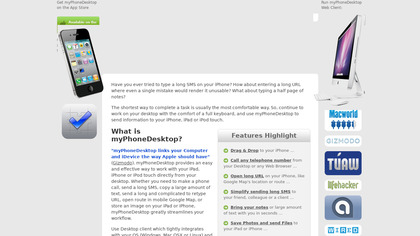 myPhoneDesktop image