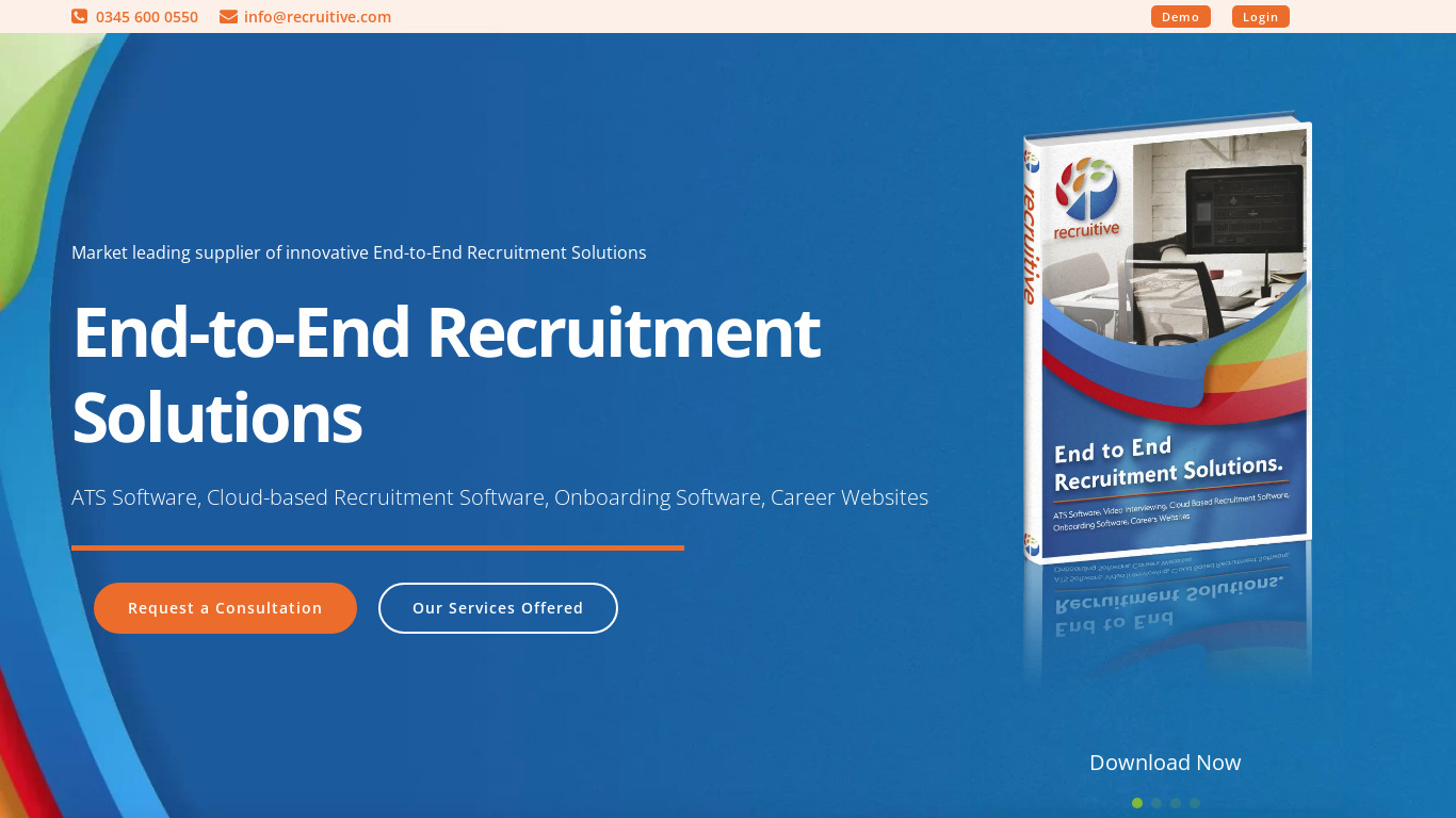 Recruitive Landing page