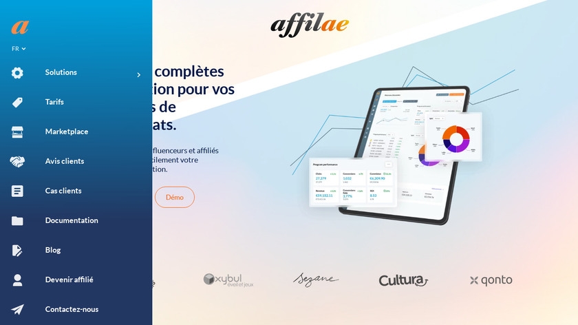 Affilae Landing Page
