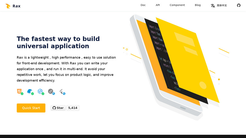 Rax Landing Page