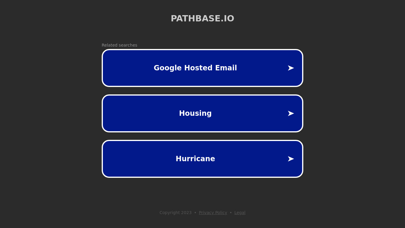 PathBase Explore Landing page