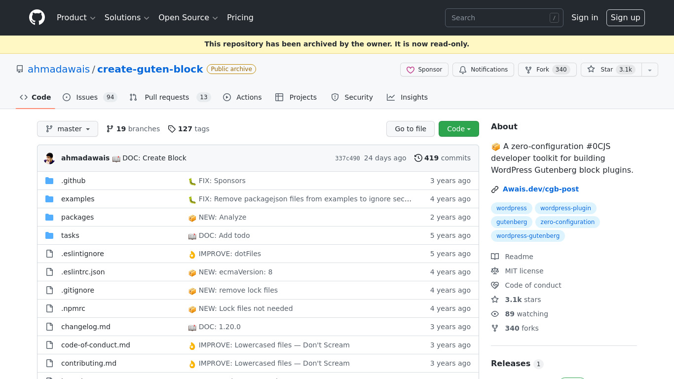 Create Guten Block Landing page