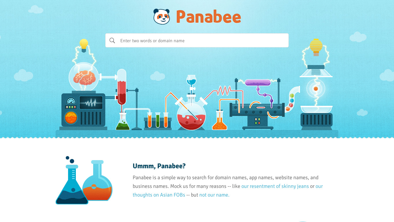 Panabee Landing page