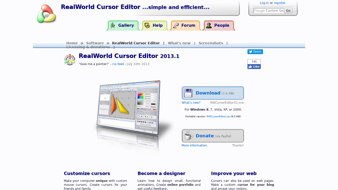 RealWorld Cursor Editor Landing page