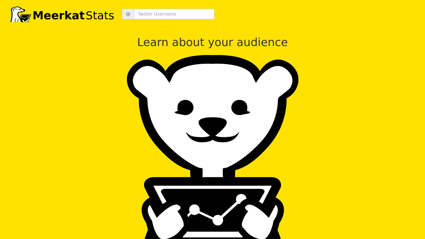 Meerkat Stats Landing page