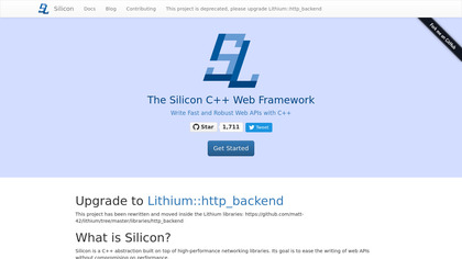 Silicon web framework image