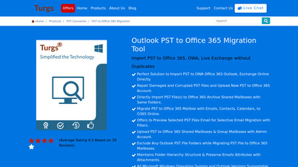 PST to Office 365 Wizard image