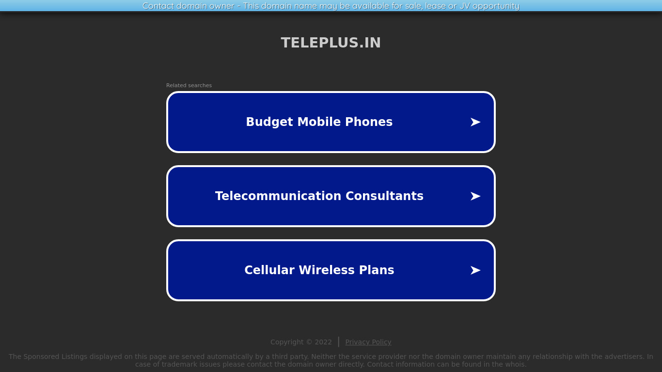 TelePlus Landing page
