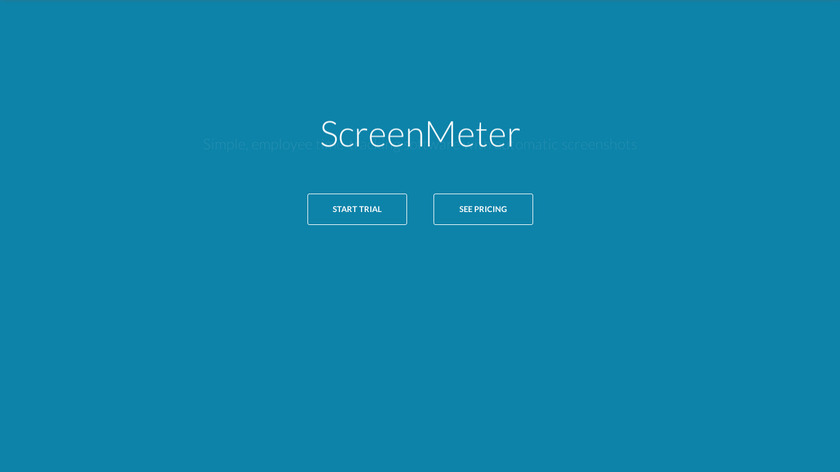 ScreenMeter Landing Page