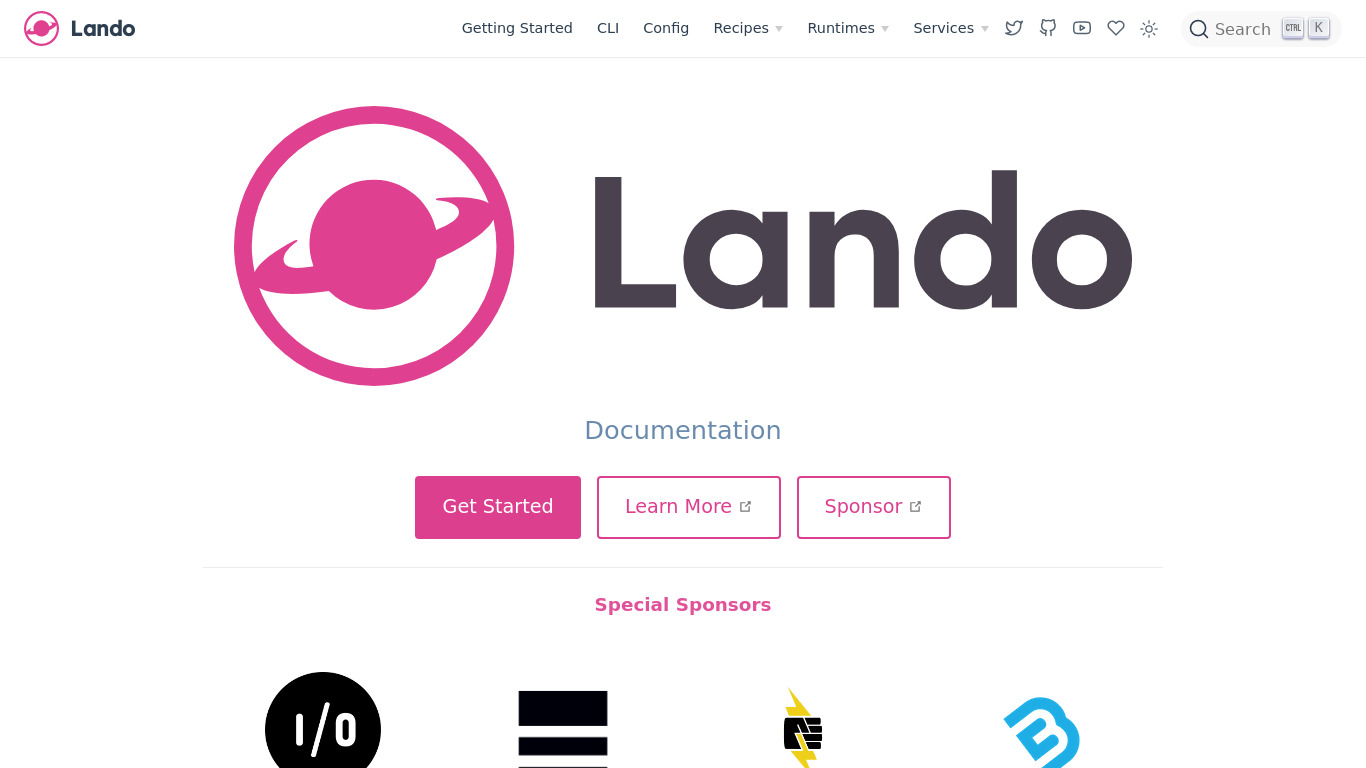 Lando Landing page
