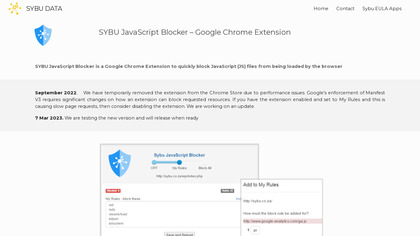 Sybu JavaScript Blocker image