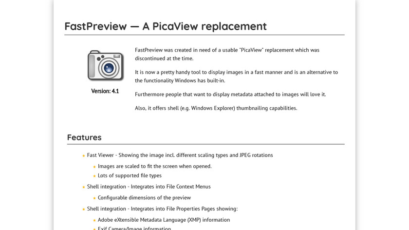 FastPreview Landing Page