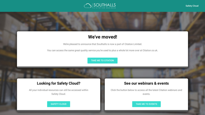 Safety Cloud Landing Page