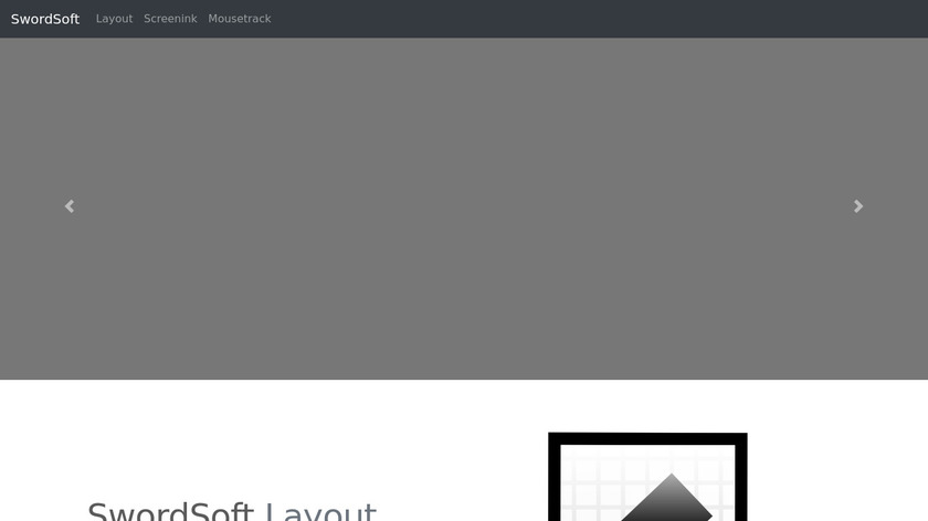 SwordSoft Layout Landing Page