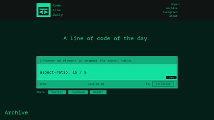 Code Line Daily screenshot