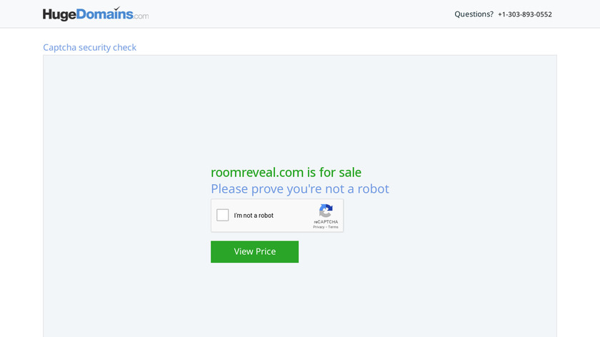 RoomReveal Landing Page