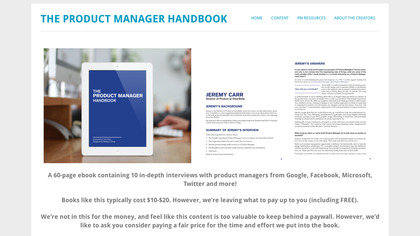 Product Manager Handbook image