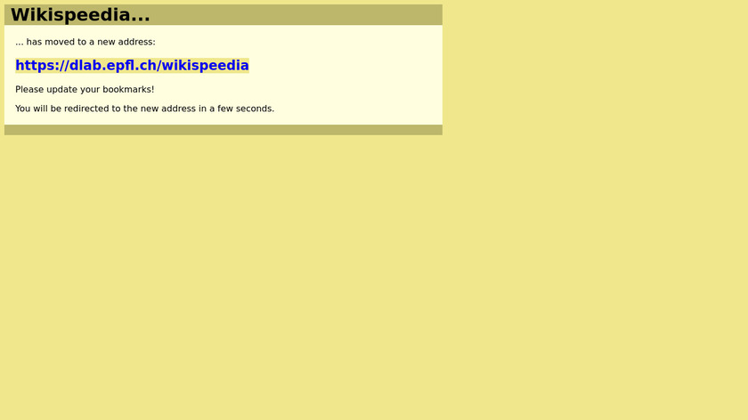 Wikispeedia Landing Page
