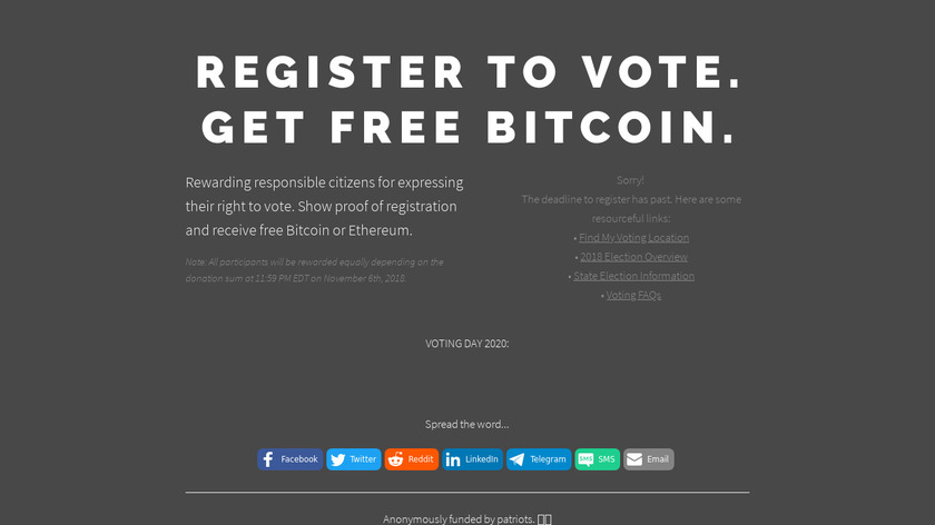 BTC18 Landing Page