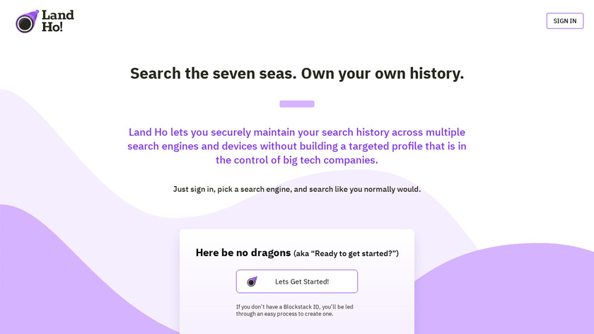 Land Ho! Landing Page