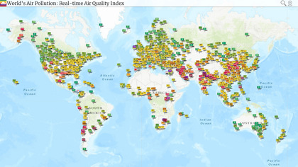 World Air Quality Index image