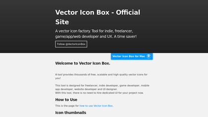 Vector Icon Box image