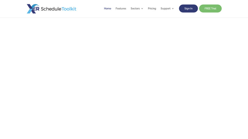 XER Schedule Toolkit Landing Page