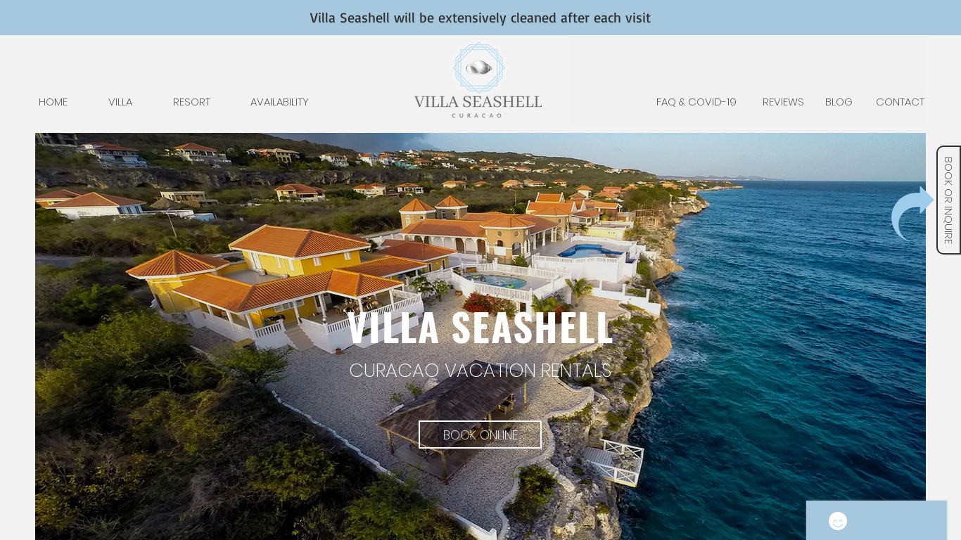 Curacao Vacation Guide Landing page