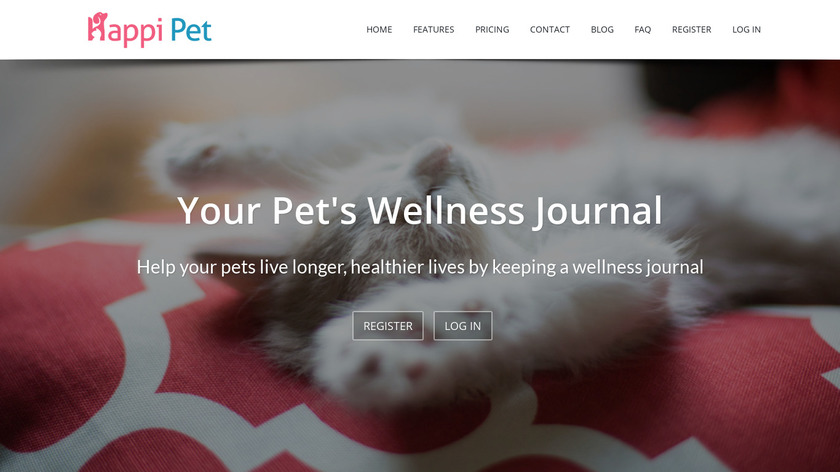 Happi Pet Landing Page