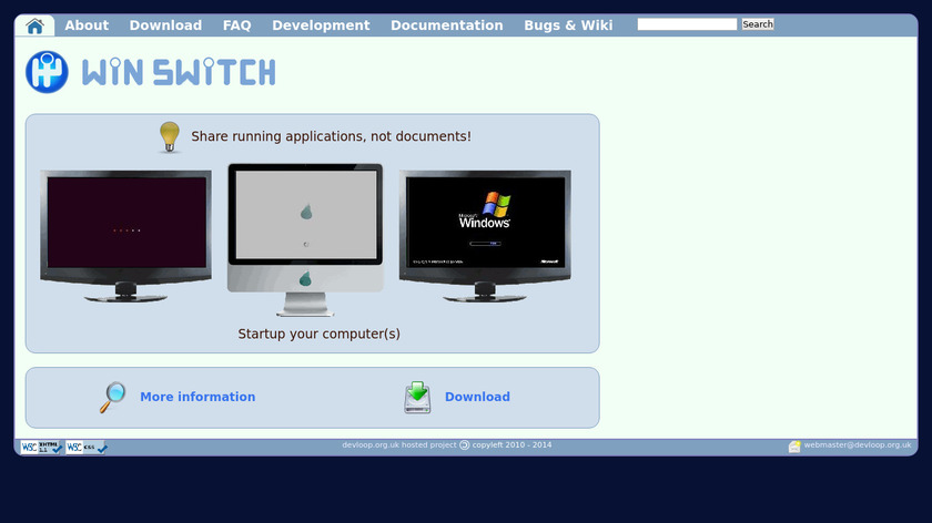 Window Switch Landing Page