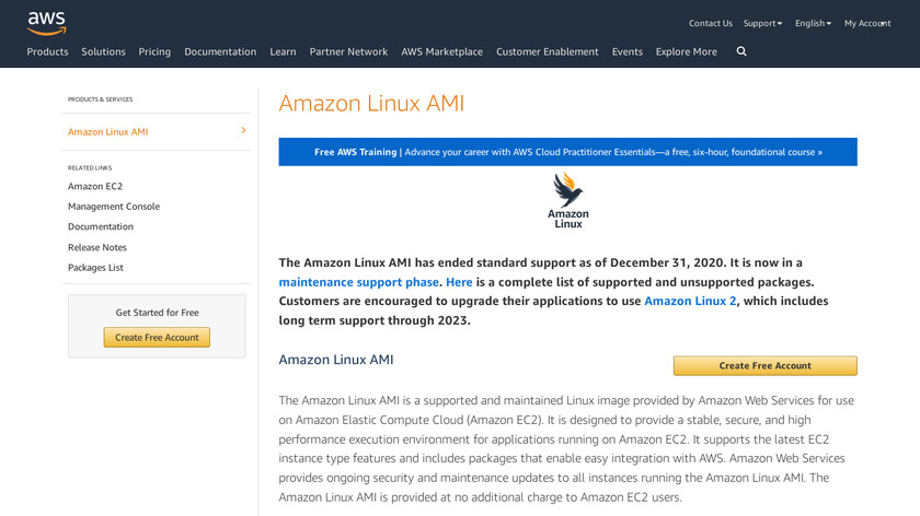 Amazon Linux AMI Landing Page