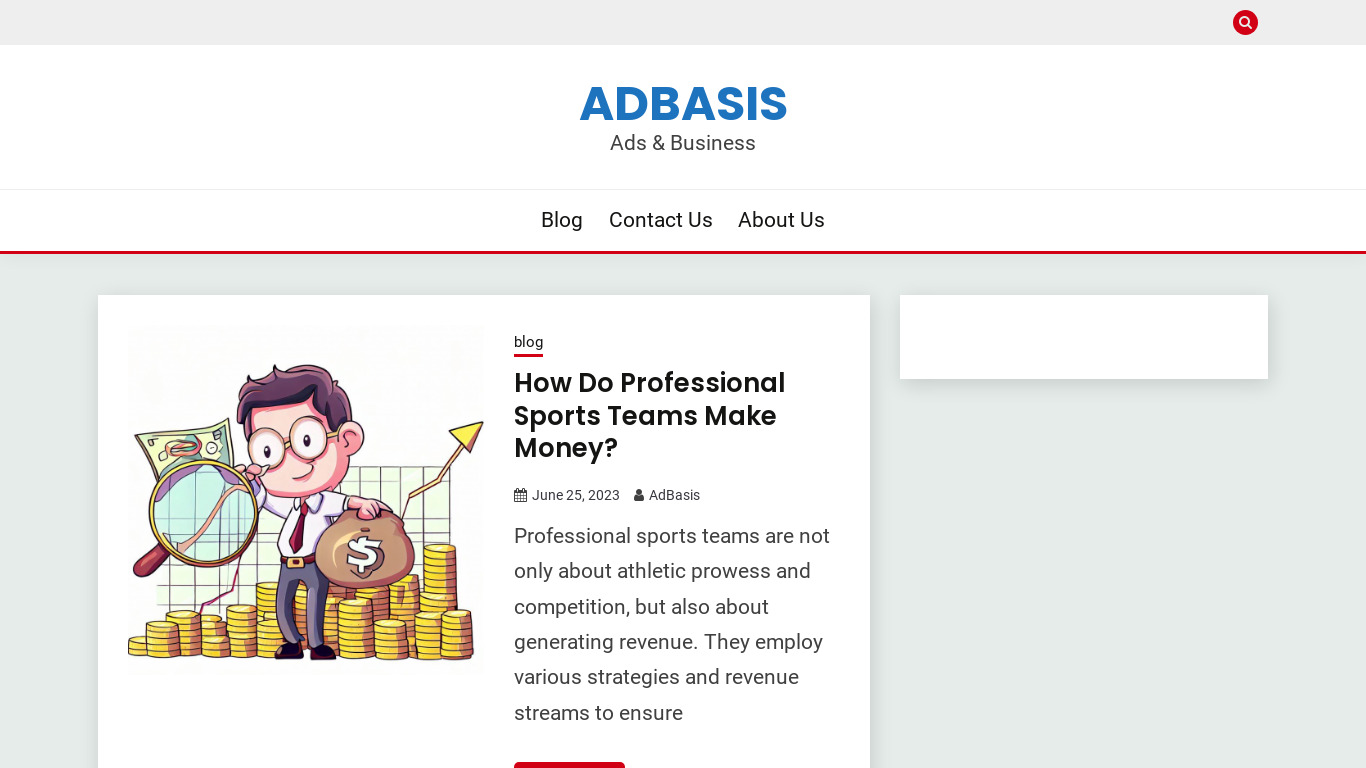 AdBasis Landing page