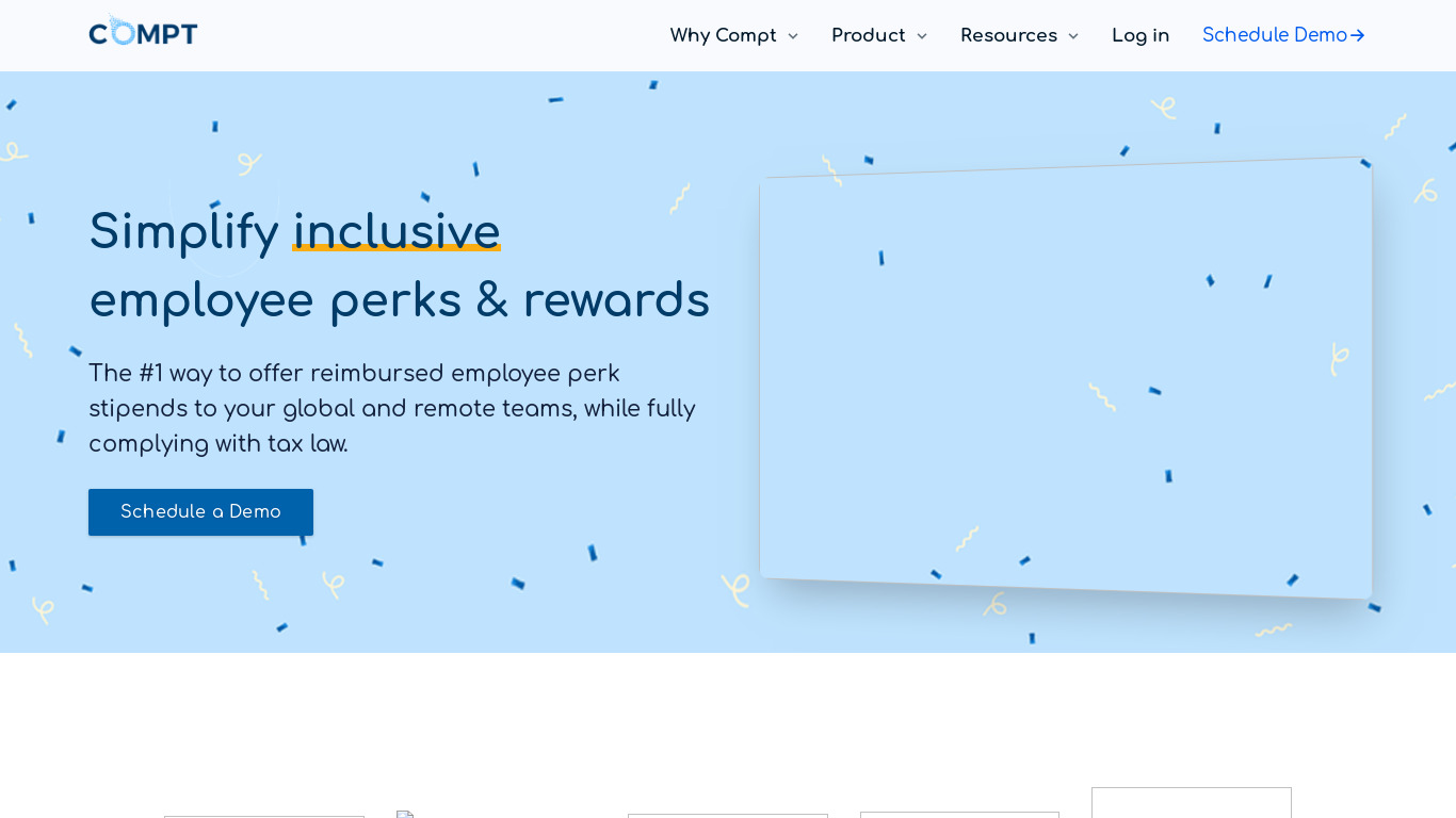 Company Culture Index Landing page