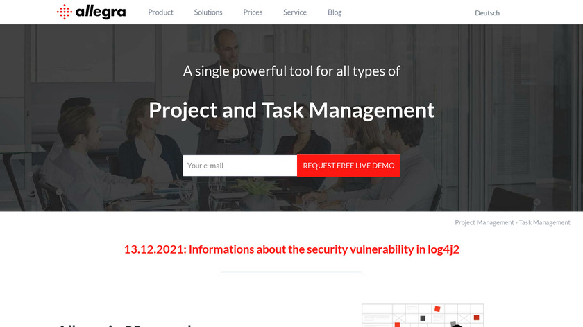 Allegra Landing Page