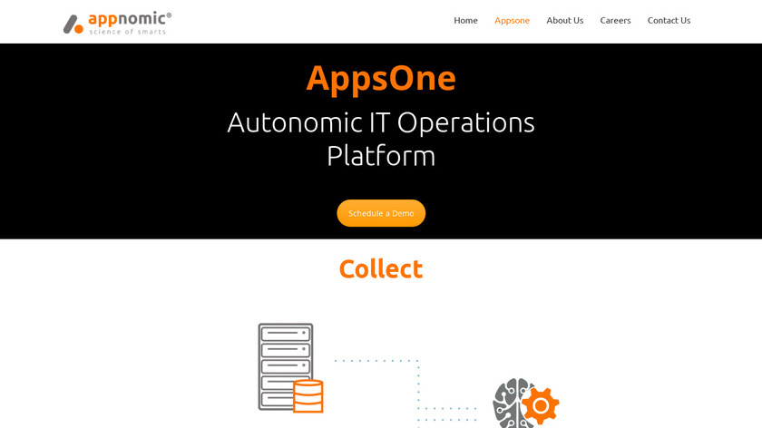 Appnomic AppsOne Landing Page