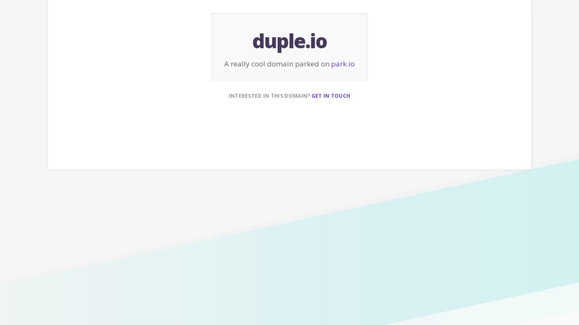 Duple Landing Page