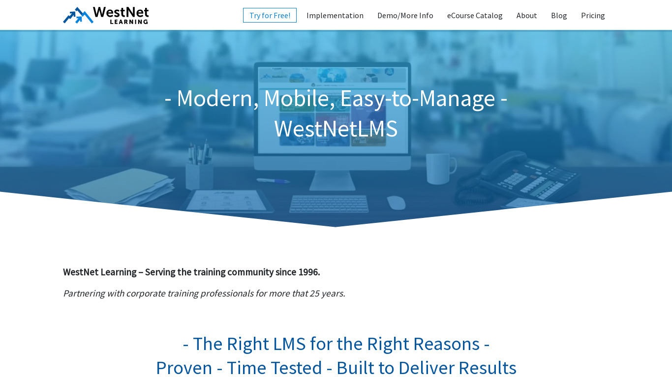 WestNet MLP Landing page