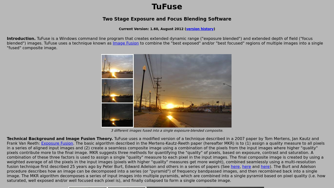 TuFuse Landing page