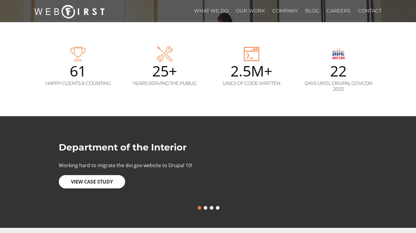 WebFirst Landing Page