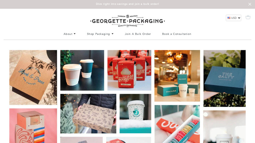 Georgette Packaging Landing Page