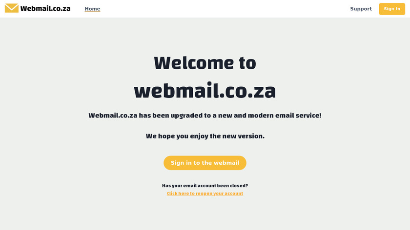 Webmail.ca.za Landing Page