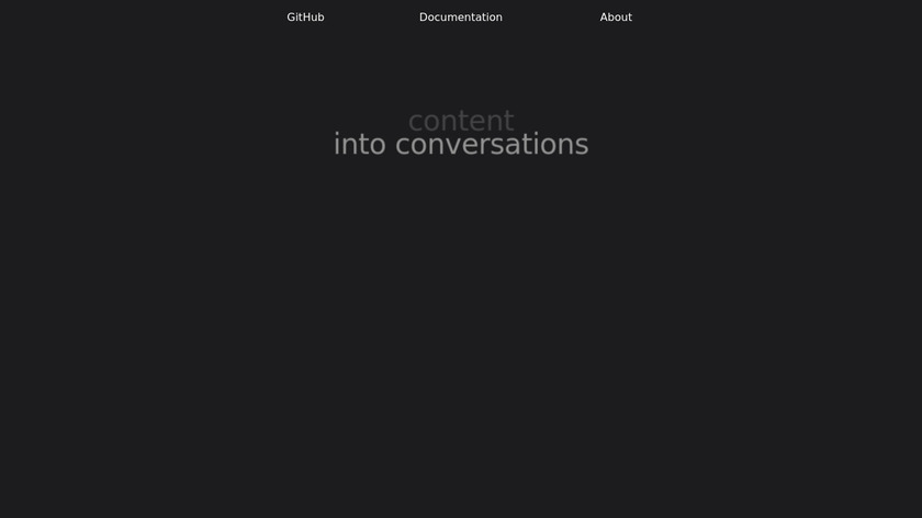 Conversational Form Landing Page